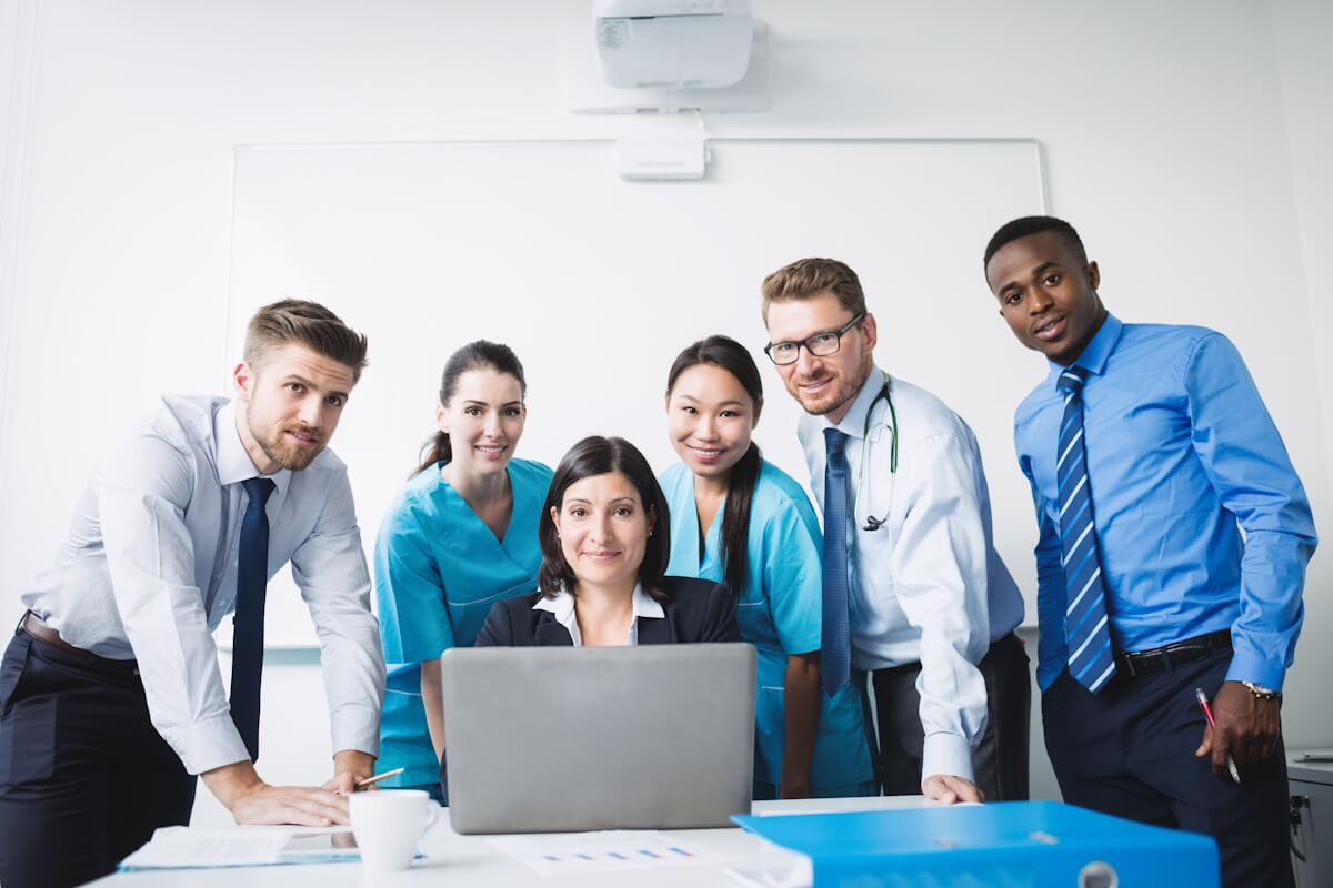 Healthcare software development team structure